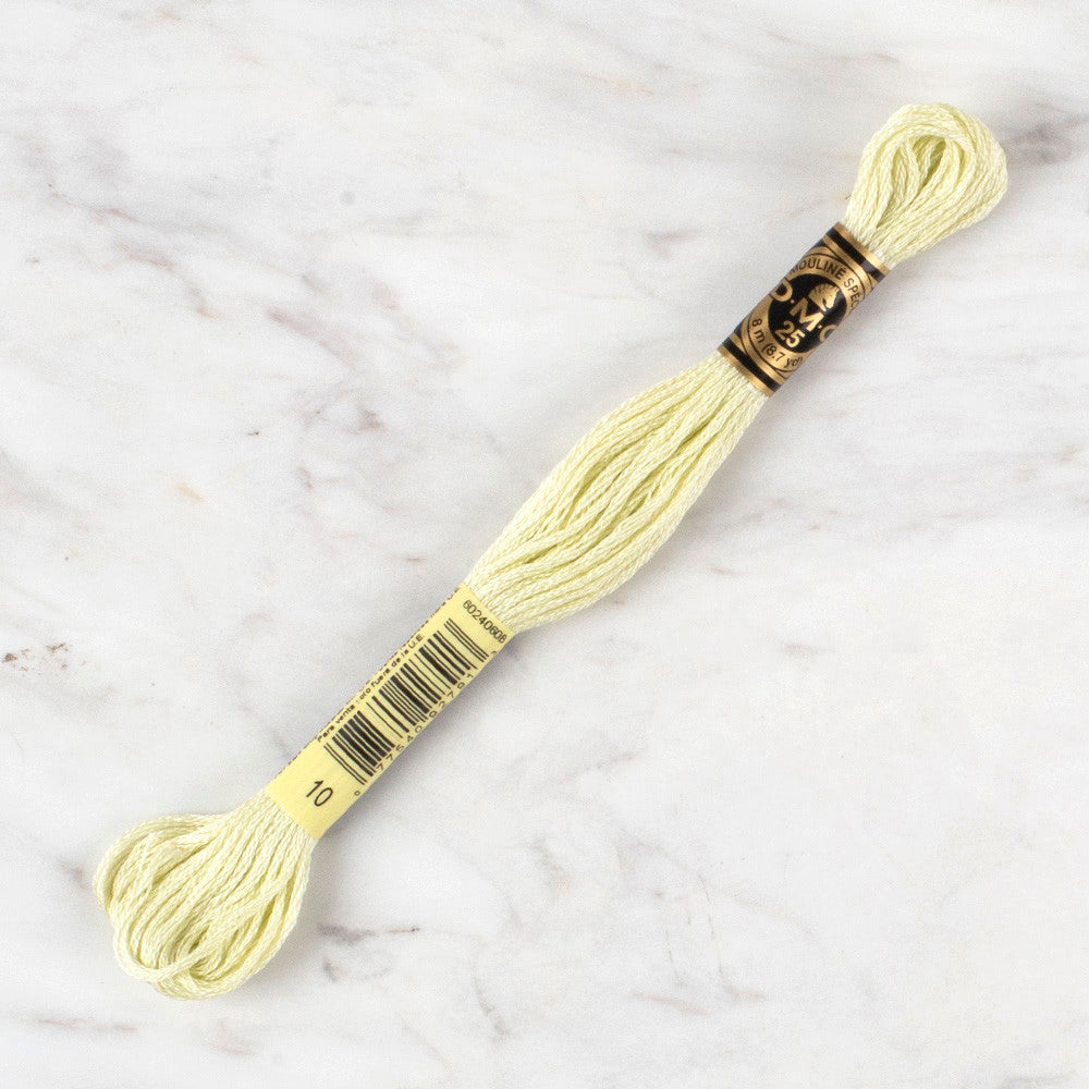 Dmc Muline Special 8 m Açık Sarı Nakış İpliği - 10